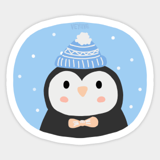 Christmas penguin Sticker